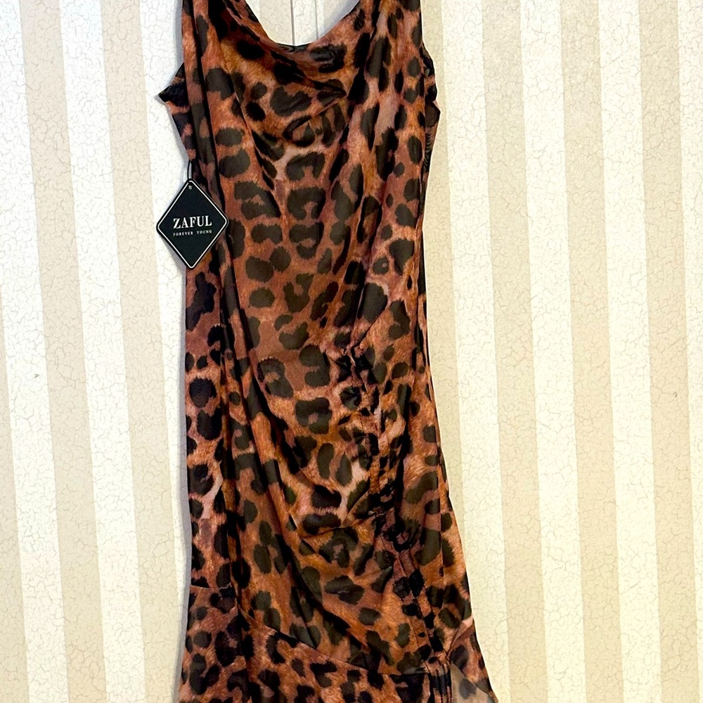 Leopard print chemise lingerie - Picture 1 of 12